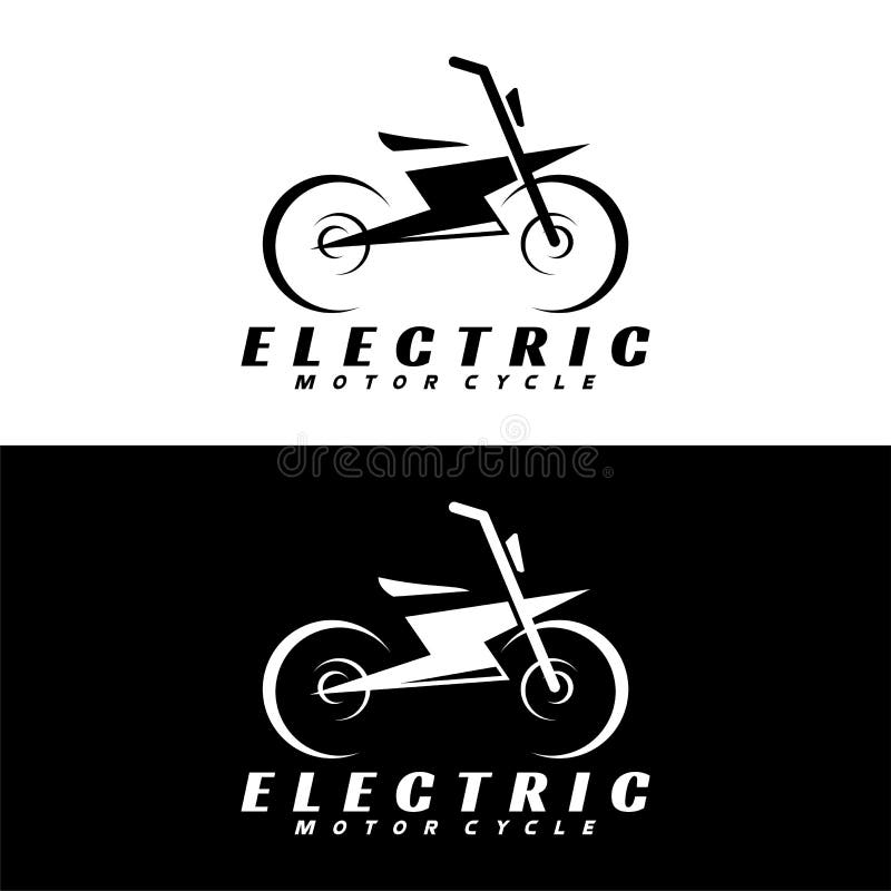 Electric bike logo design stock vector. Illustration of biker 239666172