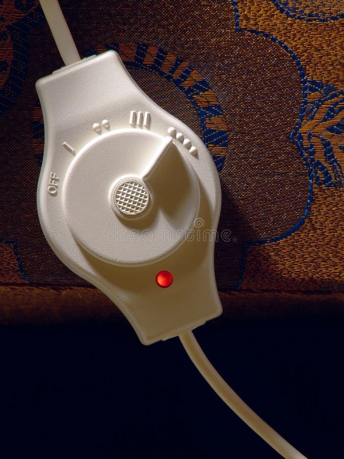 Electric Blanket Controls stock image. Image of cozy, cold 4511255