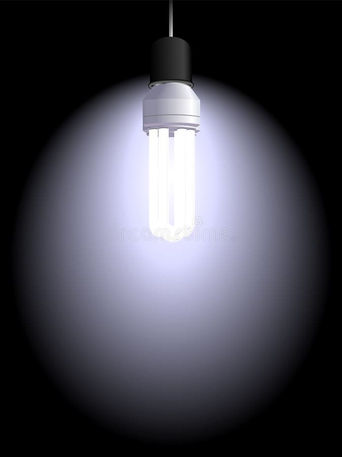 Electric Bulb Breaking and Explode Blue and Purple Lights Concept of