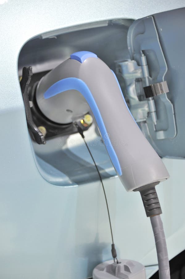 Electric car charging stock image. Image of cord, automobile 22174545