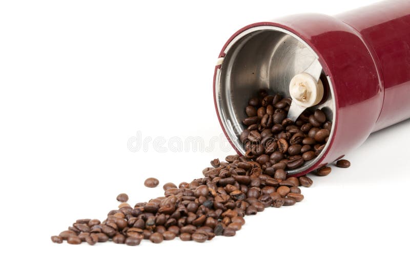 Electric coffee grinder and coffee