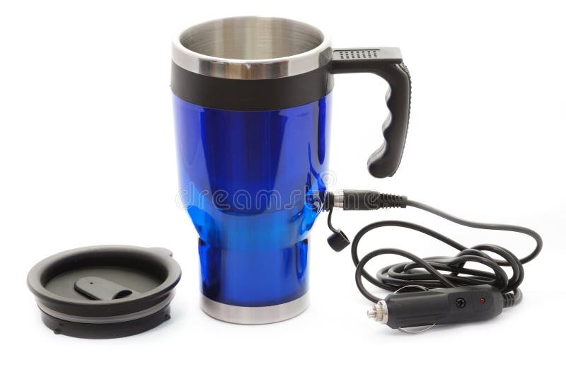 Electric Coffee Thermos Mug Stock Photo Image of save, coffee 15897842
