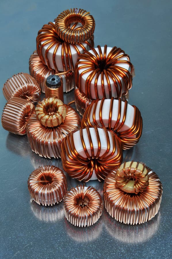 Electric coils stock photo. Image of metal, iron, spool 48699074