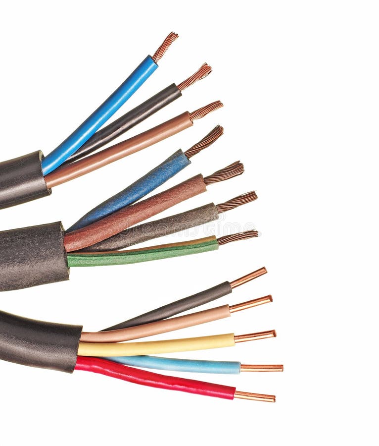 Electric copper wire stock image. Image of material 107279489