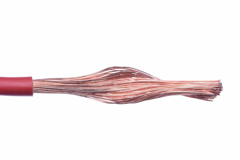 Electric copper wire stock image. Image of installation 79772265
