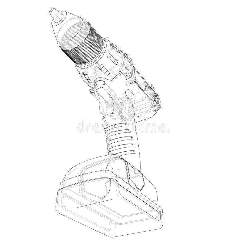 Electric Screwdriver, Fastening Hardware, Borers, Stock Photo Image