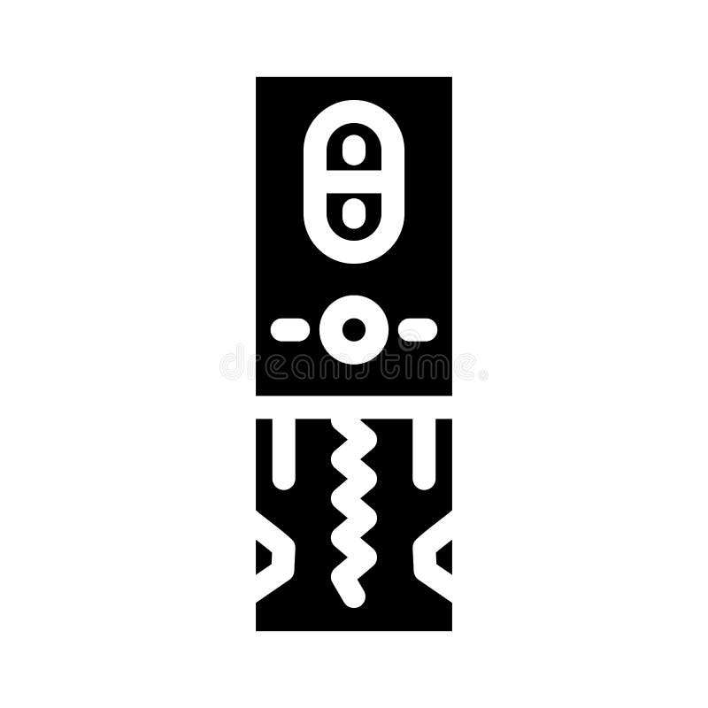 Electric corkscrew wine glyph icon vector illustration vector illustration