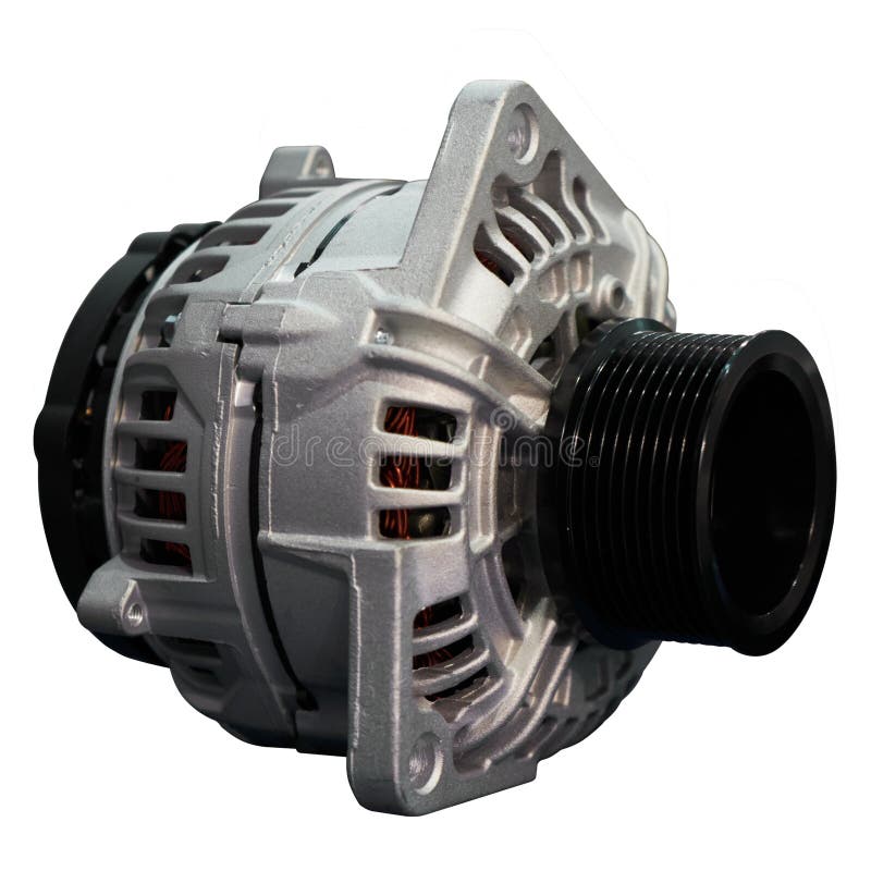 Electric Current Generator. Isolated on White Stock Photo Image of