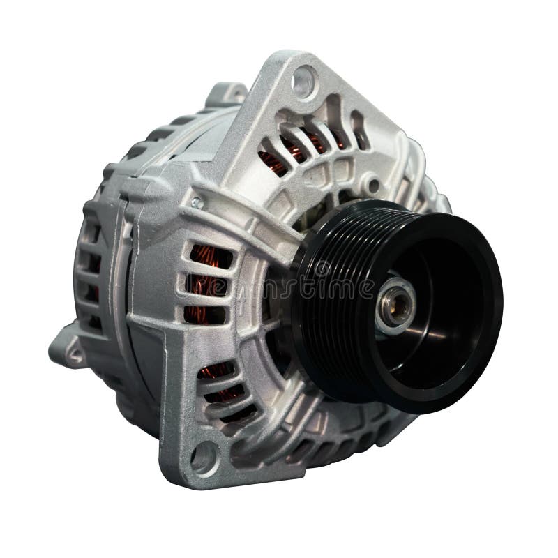 Electric Current Generator. Isolated Image Stock Photo Image of