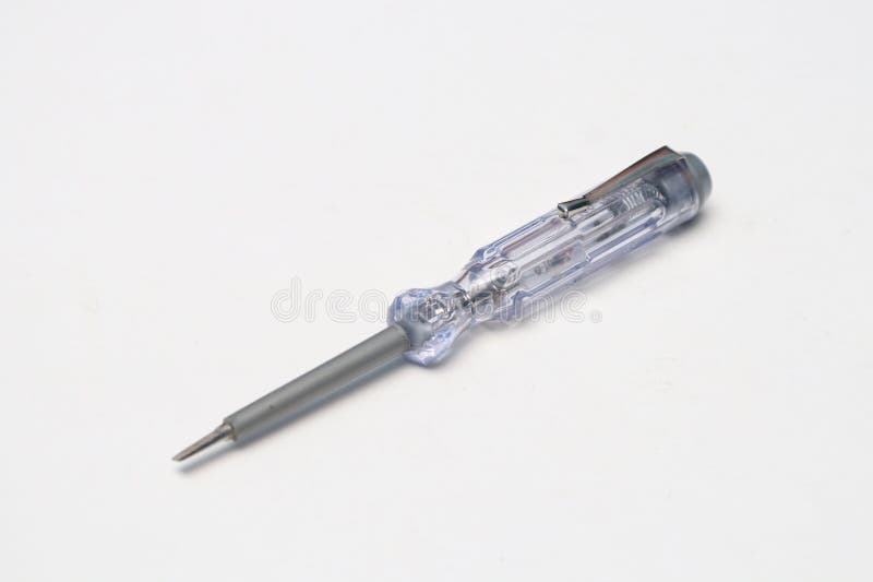 Electric Current Test Tool or Voltage Tester in the Form of a