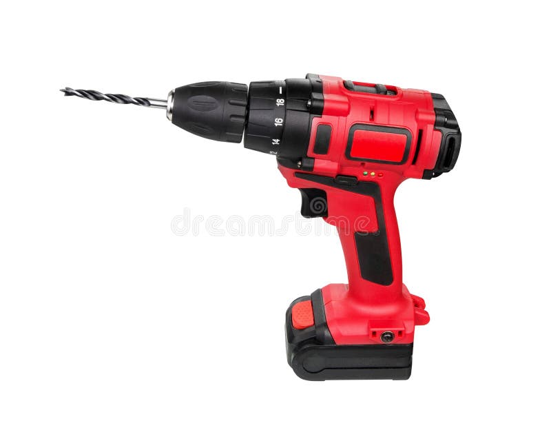Electric Drill or Screwdriver Stock Photo Image of technology, instruments 219723050