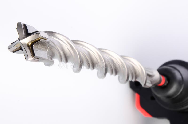 Electric drilling machine on a background royalty free stock image