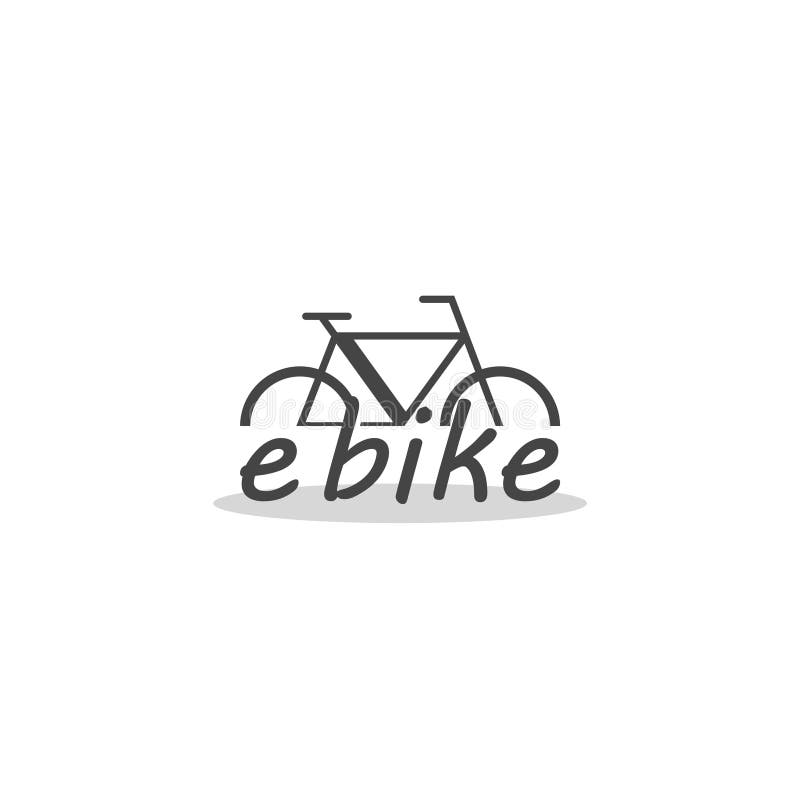 Electric Ecological Bike Icon with shadow royalty free illustration