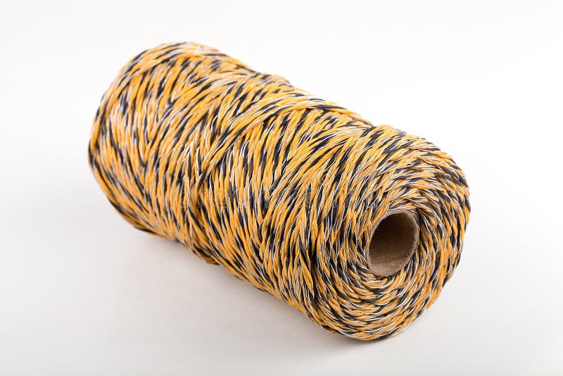 Electric fence wire stock image. Image of isolated, thread 88513973