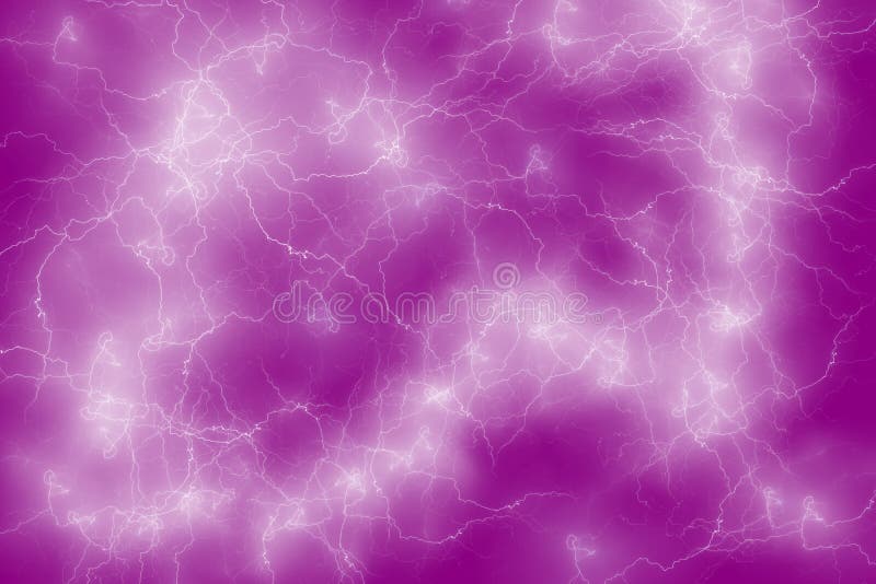 Electric Galaxy Illustration Wallpaper, Background with Lightning ...