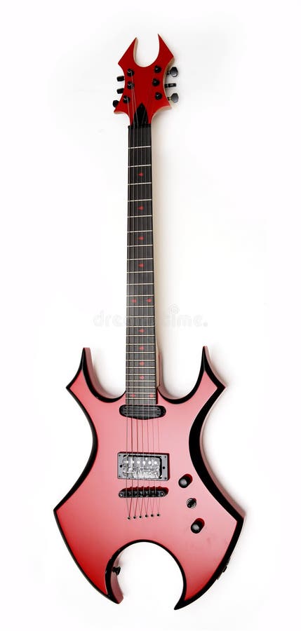 Electric guitar stock photo
