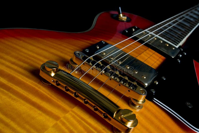 Electric guitar royalty free stock photo