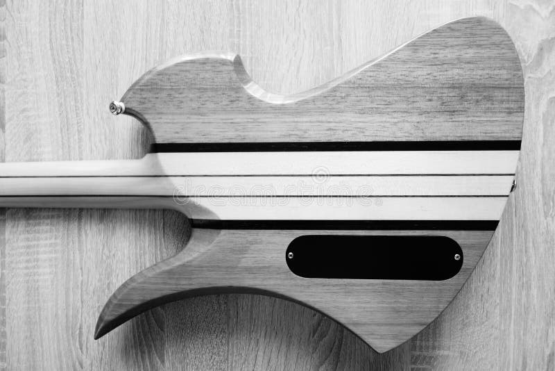 Electric guitar back stock photo. Image of design, original 68754926