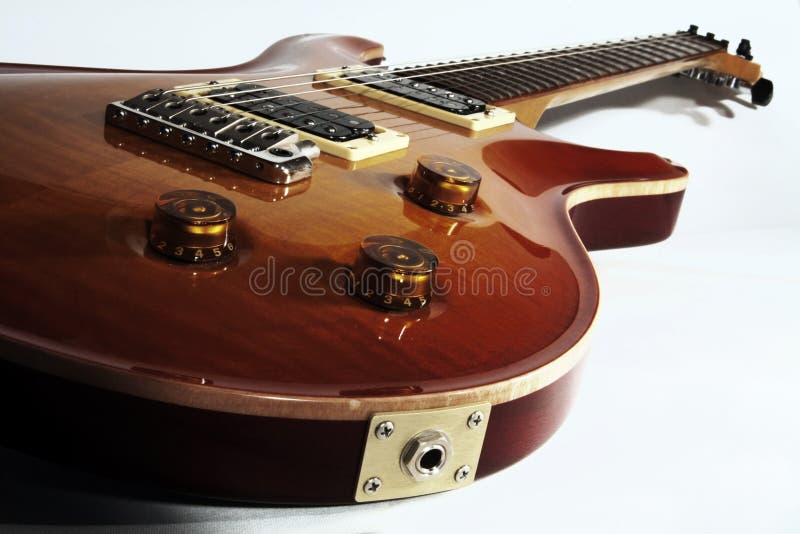 Electric guitar close up stock photo. Image of pick, kind 5701940