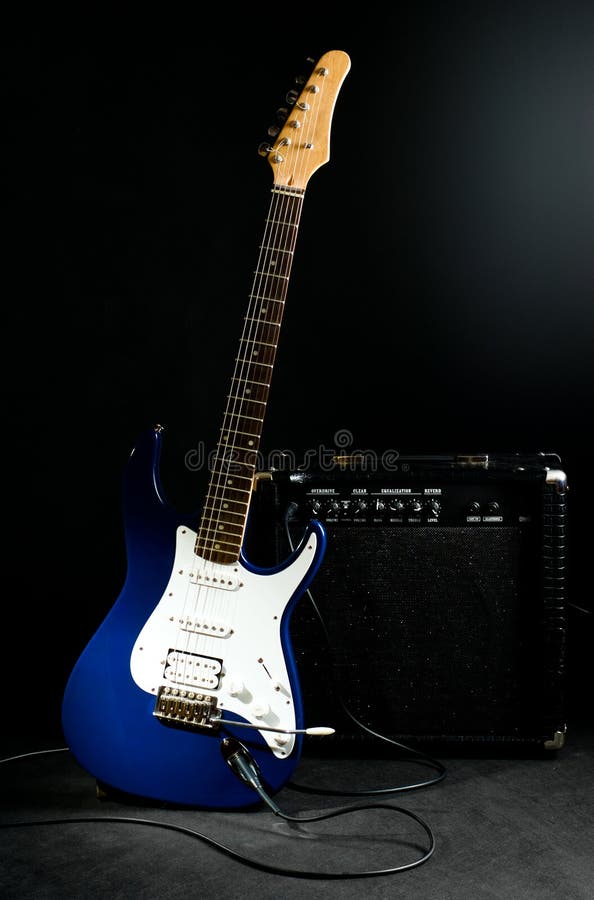 Combo Amplifier for Bass Guitar with Equalizer Stock Image Image of