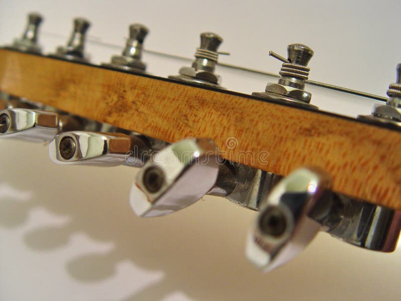 Electric guitar headstock stock image. Image of electric 88462955