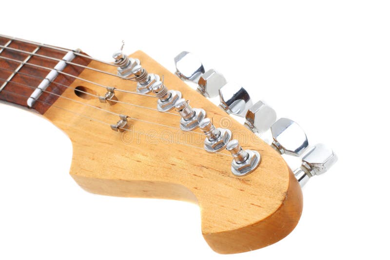 Electric guitar neck stock photo. Image of guitar, stratokaster 11352442