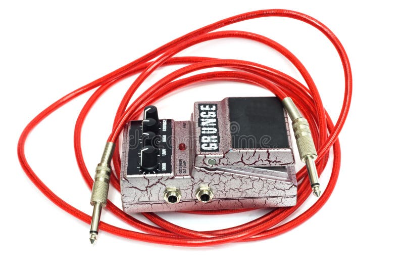 Electric Guitar Patch Cable Stock Image Image of close, communication