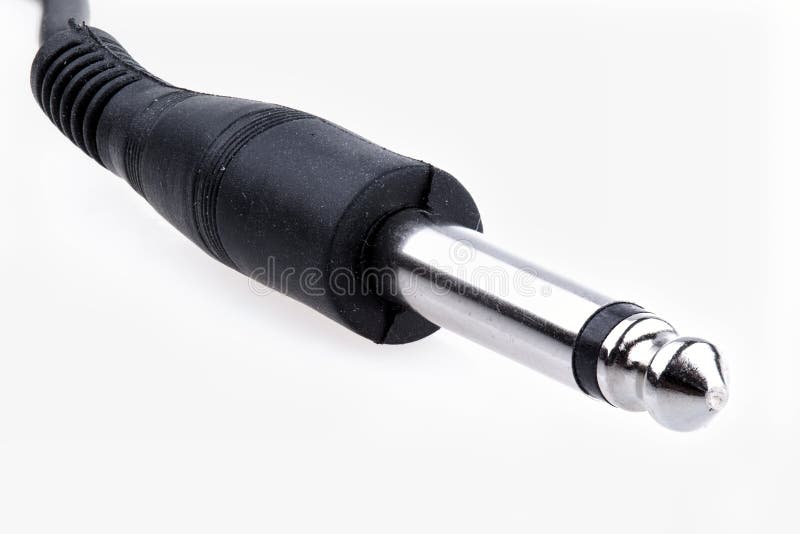 Electric Guitar Plug Unplugged Stock Image Image of entertainment