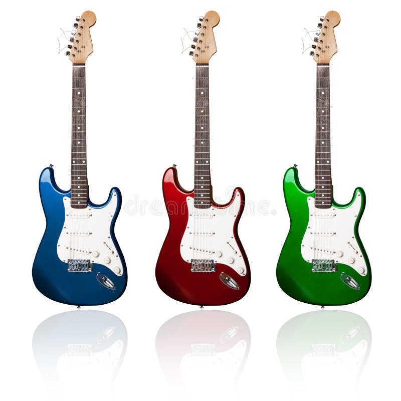 Collection of Electric Guitars Stock Photo Image of telecaster