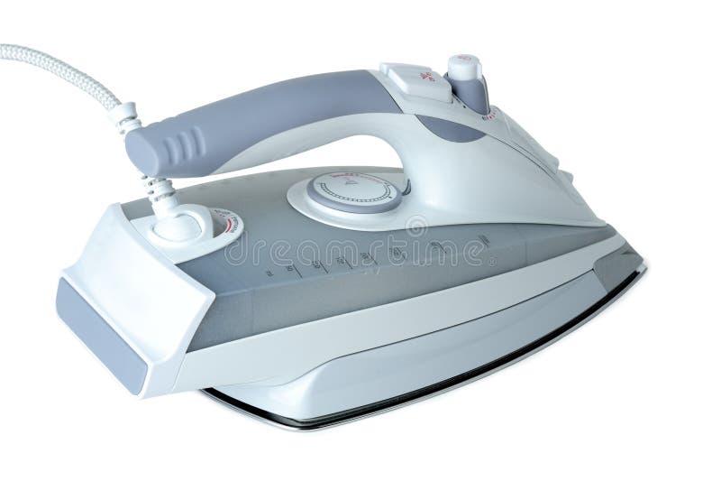 Electric iron stock photo. Image of smooth, steam, power 12028466