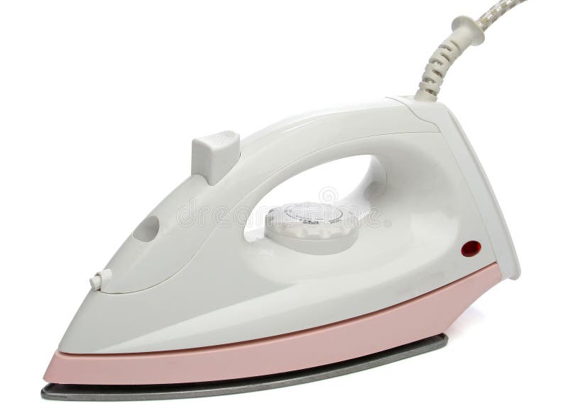 Old electric iron stock photo. Image of isolated, household 1667848