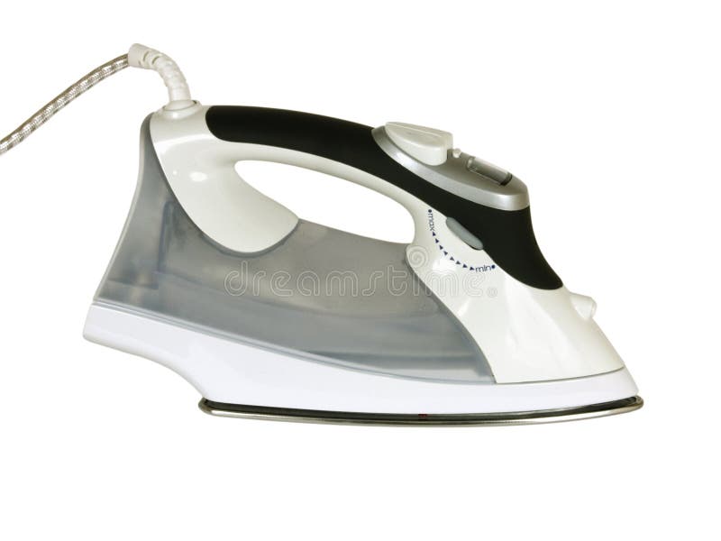 Electric iron stock image. Image of woman, heat, shirt 8507035