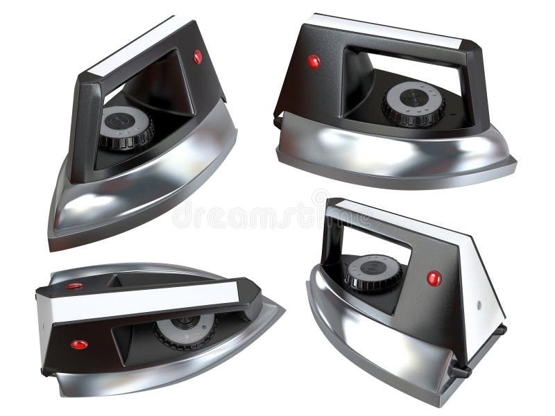Electric iron royalty free illustration