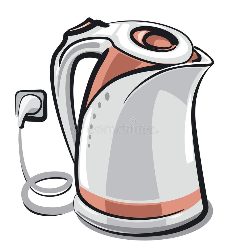 Electric kettle stock illustration. Illustration of electrical 63998381