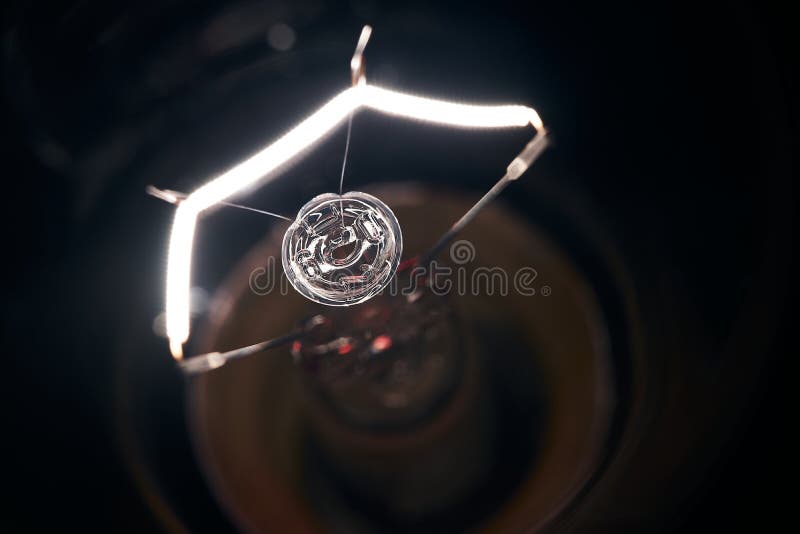 Electric Lamp. Incandescent Light Bulb Stock Image Image of