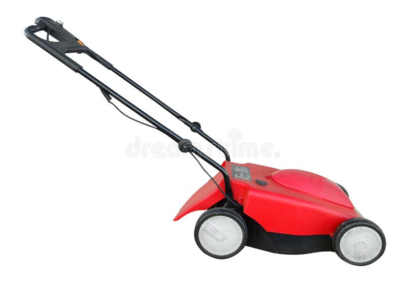 Electric Lawn Mower royalty free stock image