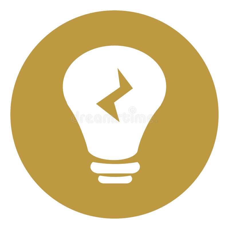 Electric Light Bulb, Icon Icon Stock Vector Illustration of light