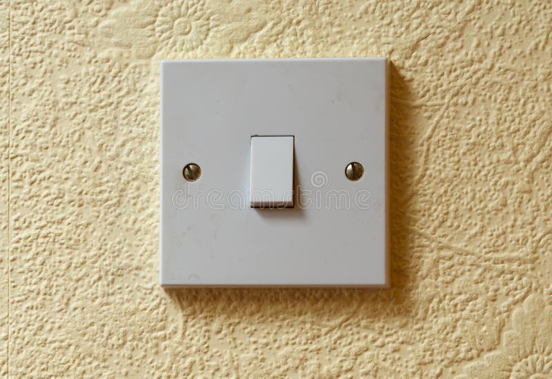 Electric light Switch stock photo. Image of switch, electrical 184527138