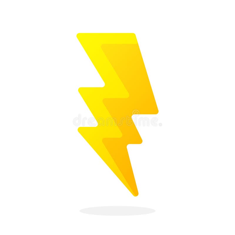 Electric lightning bolt stock vector. Illustration of electric - 96145610