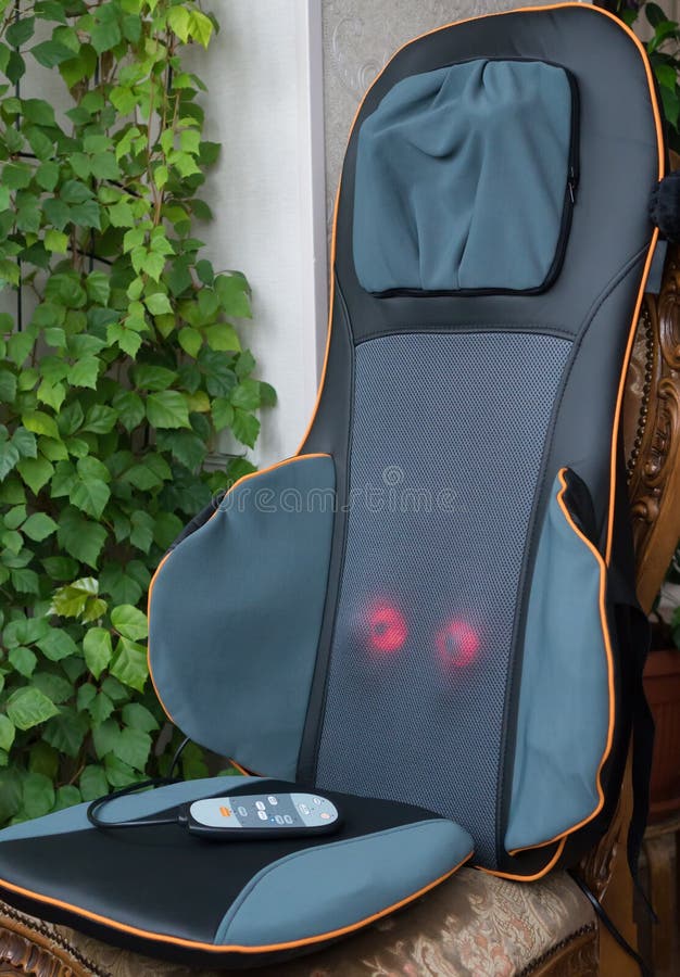 Electric massage seat. stock image. Image of relax, electronics 112778569