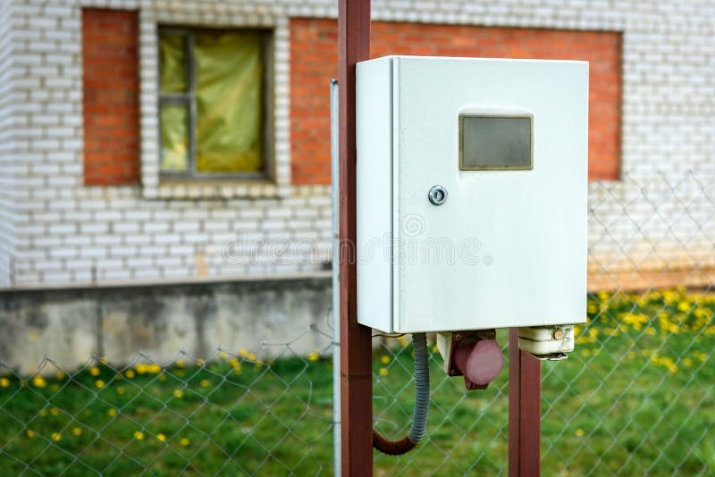 216 Electric Meter Box Pole Stock Photos Free & RoyaltyFree Stock