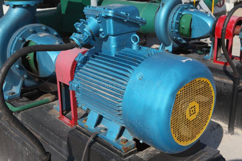 Electric motors driving stock image. Image of industrial 28489449