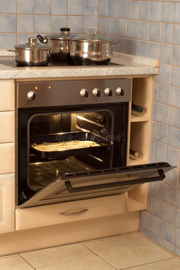 Electric oven stock photo. Image of warm, cook, inbuilt 4270928
