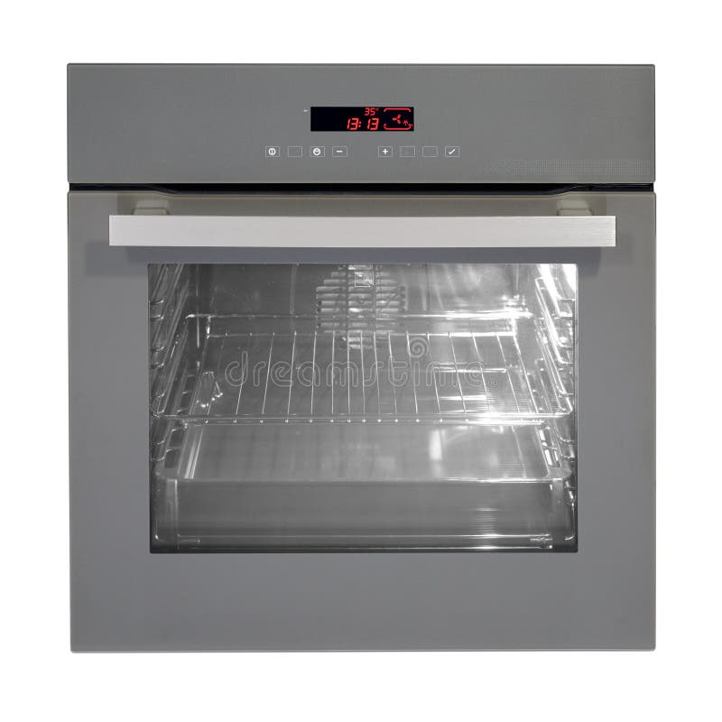 Electric oven stock image