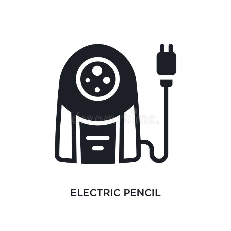 electric pencil sharpener clipart black and white