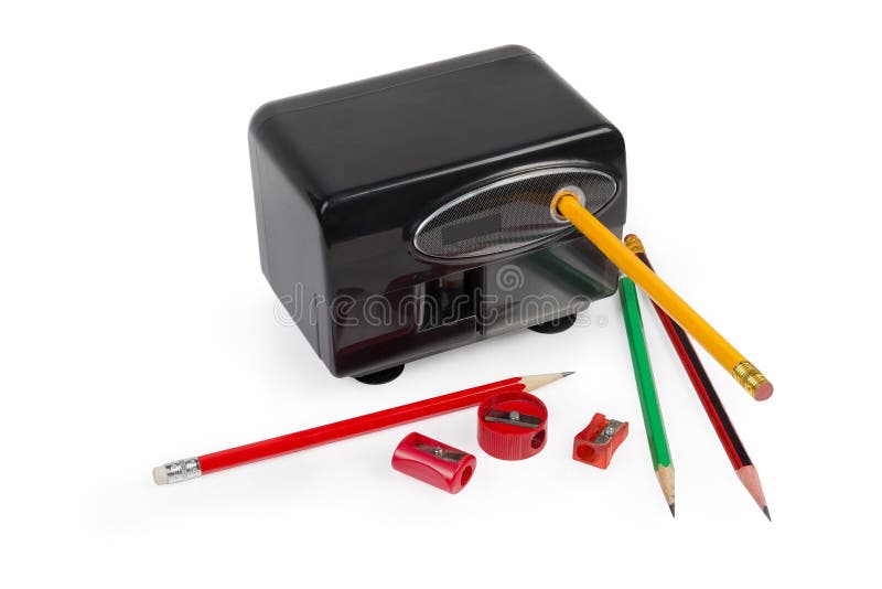 electric pencil sharpener clipart black and white