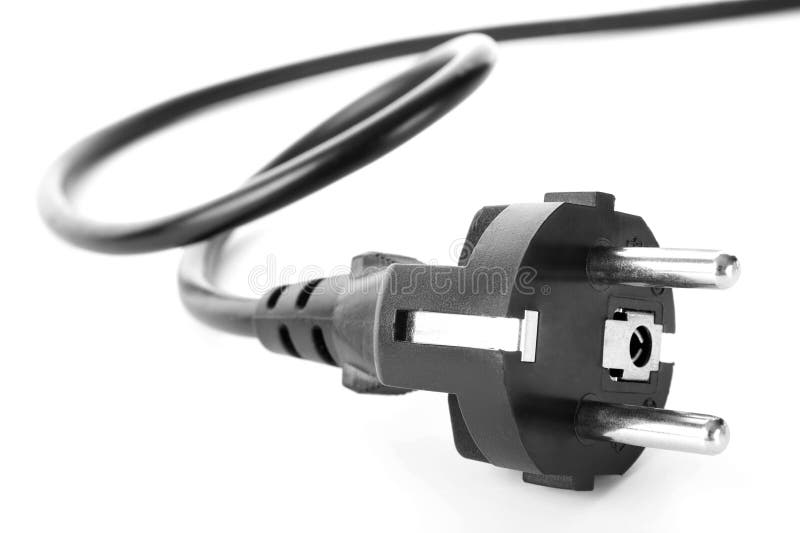 Electrical Plug Isolated stock image. Image of cord, electric 5831307
