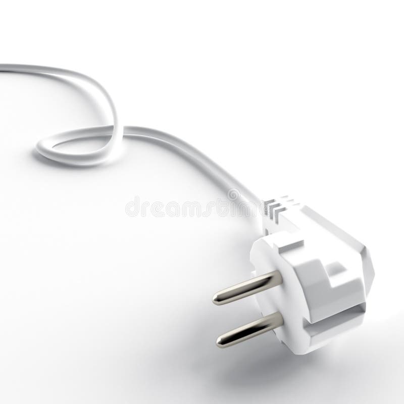 Electric plug vector illustration