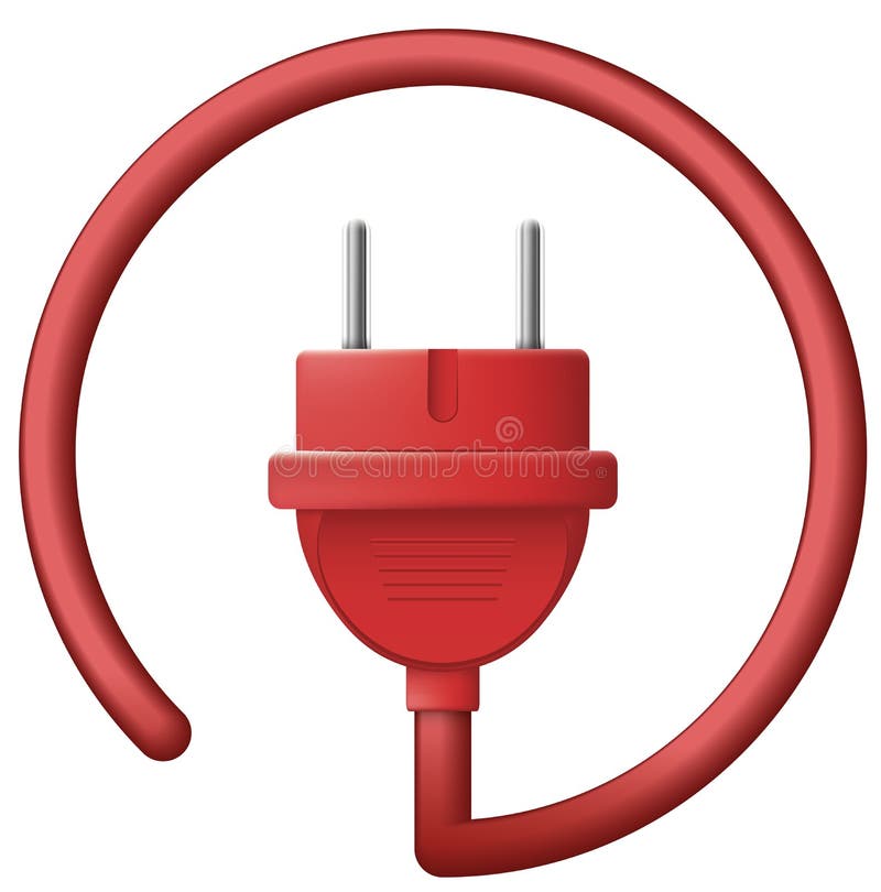 Electric plug stock illustration. Illustration of fuel 27244962