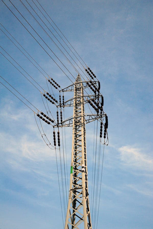 Electric pole stock photo. Image of outdoors, current 21611300
